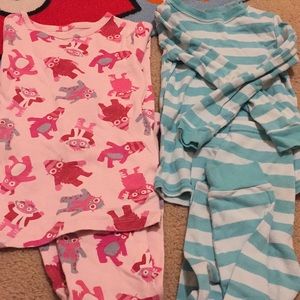 Long sleeve with pants pjs sets size 5t